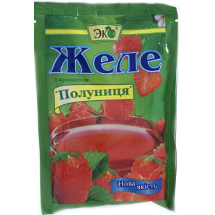 Желе Эко Украина клубничное, 90г (4820001170283)