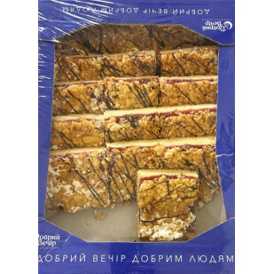 Тертий пиріг Добрий вечір з полуницею, 2,3кг/ящ