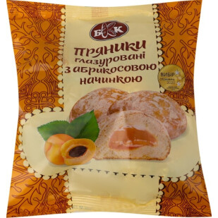 Пряники БКК с абрикосовой начинкой, 300г (4820199874130)