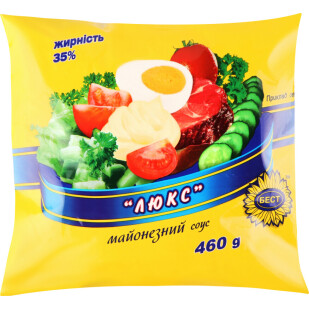 Соус Бест Провансаль Люкс майонезний 35% 460г (4820034221143)