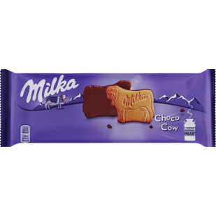 Печиво Milka в шоколадній глазурі, 200г (7622210762542)