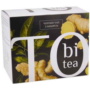 Чай черный Tobi с имбирем, 20*2,5г