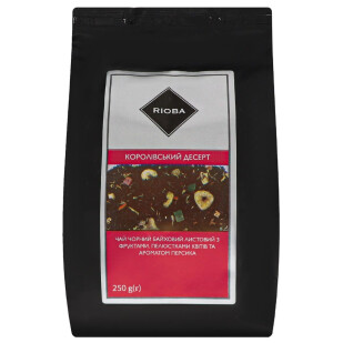 Чай листовой Rioba Королевский десерт черный байховый, 250г (4820198871543)