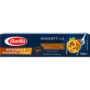 Изделия макаронные Barilla Спагетти Integrale, 500г (8076809529419)