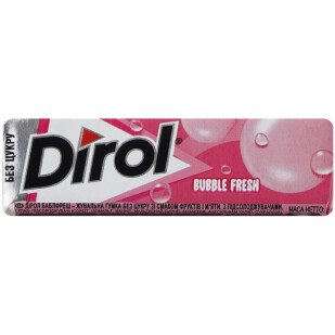 Жувальна гумка Dirol Bubble Fresh, 14г (7622201781323)