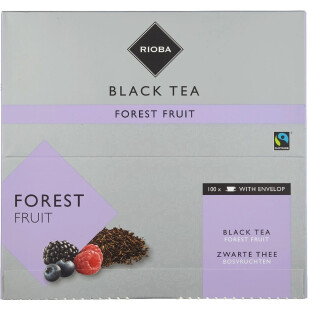 Чай черный Rioba Forest Fruit с ароматом лесных ягод, 1,5г*100шт (8711576299812)
