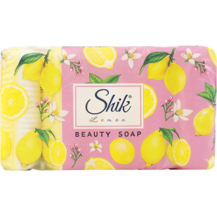 Мыло туалетное Шик Лимон экопак, 5*70г (4820023365070)