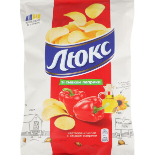 Чипси Люкс зі смаком паприки, 125г (7622202224430)