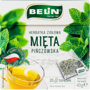 Чай трав'яний Belin М'ята, 20*2г (5900675007463)