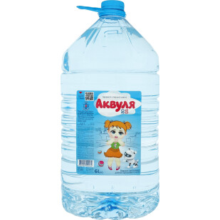Вода питьевая Аквуля детская, 6л (4820123510134)