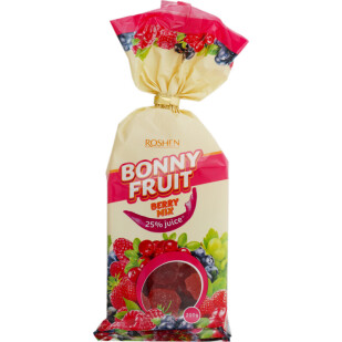 Конфеты желейные Roshen Bonny Fruit ягодный микс, 200г (4823077624261)