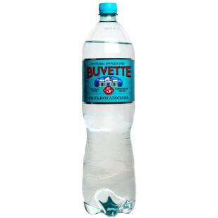 Вода минеральная Buvette №5 лечебно-столовая сильногазированная, 1,5л (4820115400023)