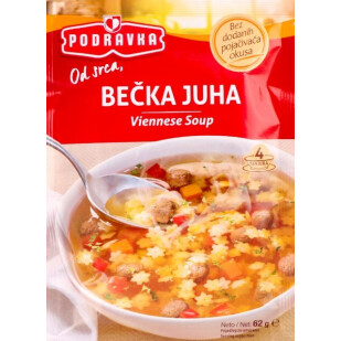 Суп Podravka по-віденськи з печінковими фрикадельками, 62г (3850104088162)