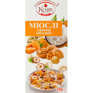 Мюслі Козуб Горіхова насолода, 350г (4820094539011)