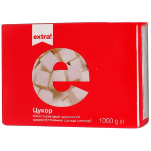 Сахар Extra! прессованный, 1000г (4824034051380)