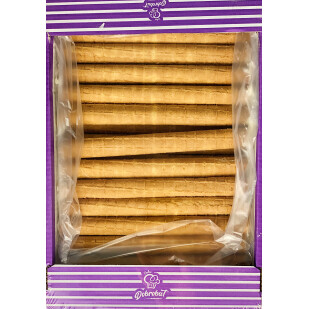 Трубочки Добробут Canolli с солёной карамелью, 1,1кг/ящ