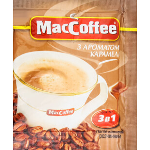 Кофейный напиток MacCoffee Карамель 3в1, 18г (8887290101905)