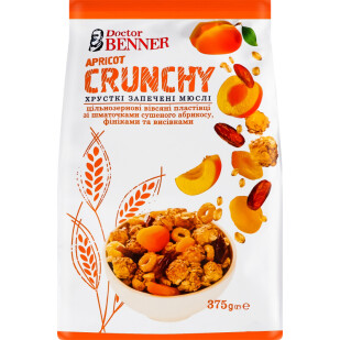 Гранола Doctor Benner с абрикосом, 375г (4820132581460)