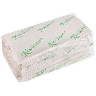 Рушник паперовий Кохавинка V-складання сірий 23х25см 170 листів, шт (4820032450064)