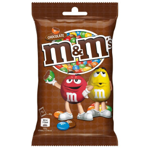 Драже M&M's с шоколадом, 90г (5900951247972)