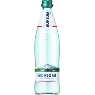 Вода минеральна Borjomi скло, 0,5л (4860019001346)