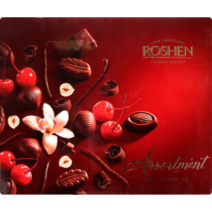 Цукерки Roshen Assortment Elegant в молочному шоколаді, 145г (4823077611933)