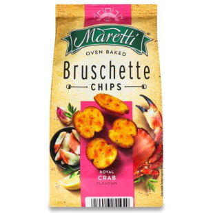Брускеты Maretti со вкусом краба, 80г (3800237480784)