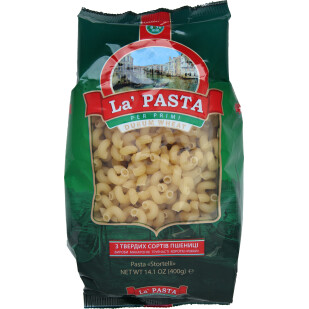 Изделия макаронные La Pasta рожки, 400г (4820101713038)