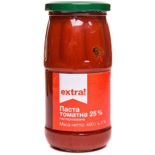 Паста томатная Extra!, 480г (4824034045570)