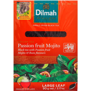 Чай чорний Dilmah Mojito&Passion fruit, 90г (9312631163872)