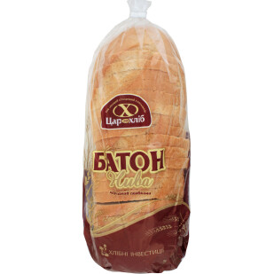 Батон Цар-Хліб Нива нарезной упакованный, 500г (4820159020027)