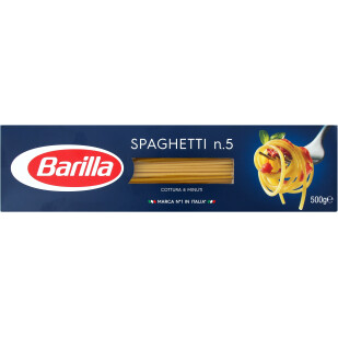 Макаронные изделия Barilla Спагетти, 500г (8076800195057)