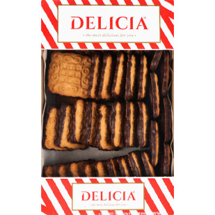 Печиво Delicia Маргаритка зі смаком малини, 0,65кг (4820167917319)