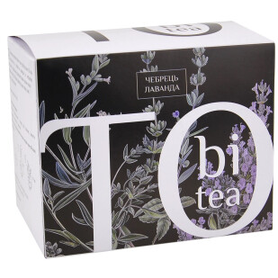 Чай черный Tobi с чабрецом и лавандой, 20*2,5г