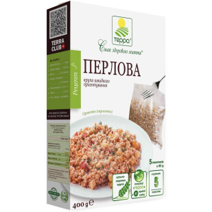 Крупа Терра ячменная перловая быстрого приготовления, 5*80г/уп (4820015732538)