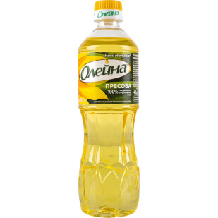 Олія Олейна соняшникова пресова рафінована, 0,5л (4820001116281)