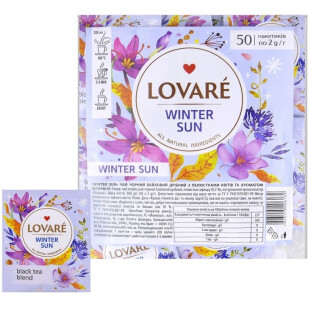 Чай черный Lovare Winter Sun, 50*2г (4823115406132