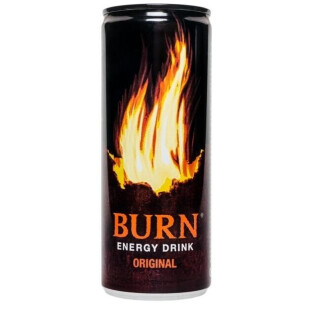 Напиток энергетический Burn Original б/алк ж/б, 250мл (5060466511019)