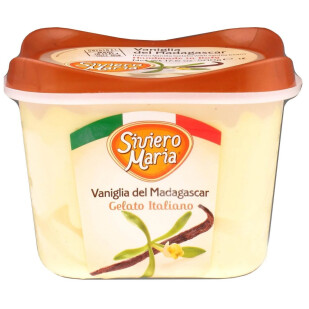 Морозиво Siviero Maria Мадагаскарська ваніль, 500г (8006922078228)