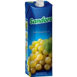 Сок Sandora белый виноград, 0,95л (4823063112857)
