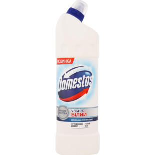 Засіб чистячий Domestos Ультра білий для унітазу, 1л (8710908149474)