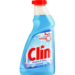 Засіб мийний Clin для скла запаска, 500мл (9000100114028)