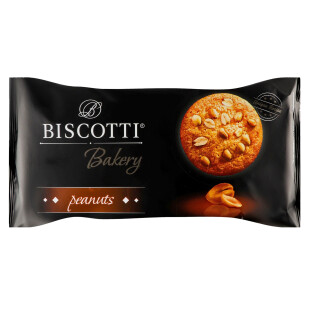 Печиво Biscotti Bakery з арахісом, 150г (4820216120158)