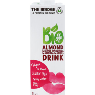 Напиток миндальный The Bridge органический 3%, 1л (8019428007272)