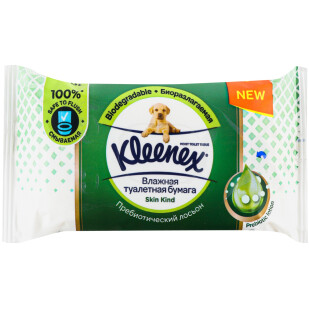 Бумага туалетная Kleenex Skin Kind влажная, 38шт (5029053577500)