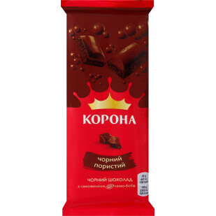 Шоколад Корона темний пористий, 80г (7622210893185)