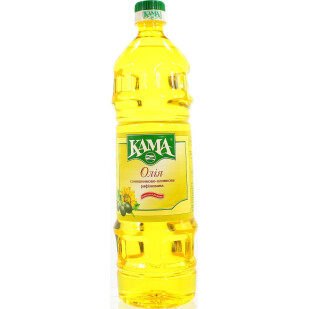 Масло подсолнечно-оливковое Кама рафинированное, 900г (4820086370035)