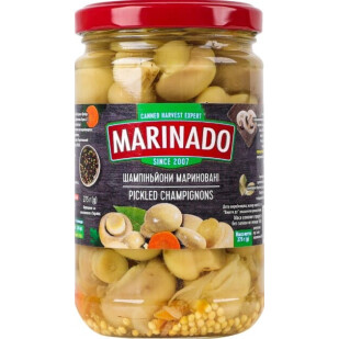 Грибы Маринадо Шампиньони маринованные, 275г (4820078572669)