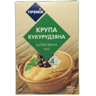 Крупа кукурузная Премія, 4*70г/уп (4824034050352)