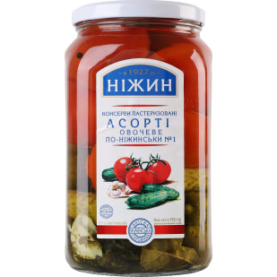 Асорті овочеве Ніжин По-ніжинськи, 920г (4823006802050)